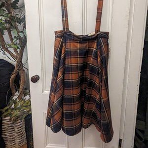 NWT Vintage Timeless Wool Skirt - with suspenders